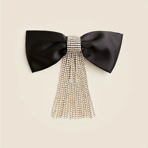 J. Crew Black and Gold Bow Hair Accessory